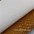 Synthetic Crocodile Skin Stretched PU Shoe Upper Leather